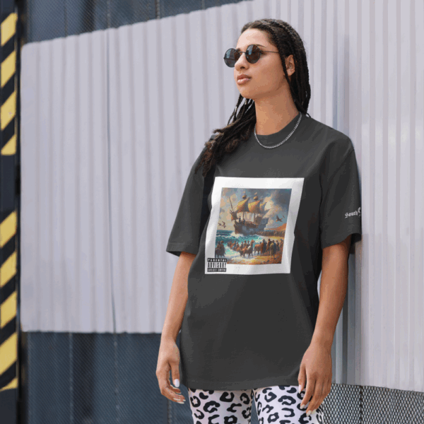 Mayflower Tee – Wavy Black - Heart$ick Hermès Collection - Image 2